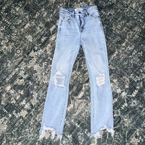 Hidden Light Blue Women's Straight Leg Jeans